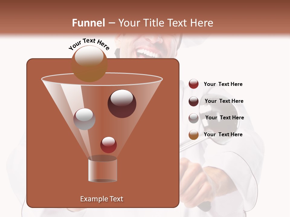 Adult White Baker PowerPoint Template