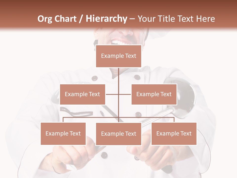Adult White Baker PowerPoint Template
