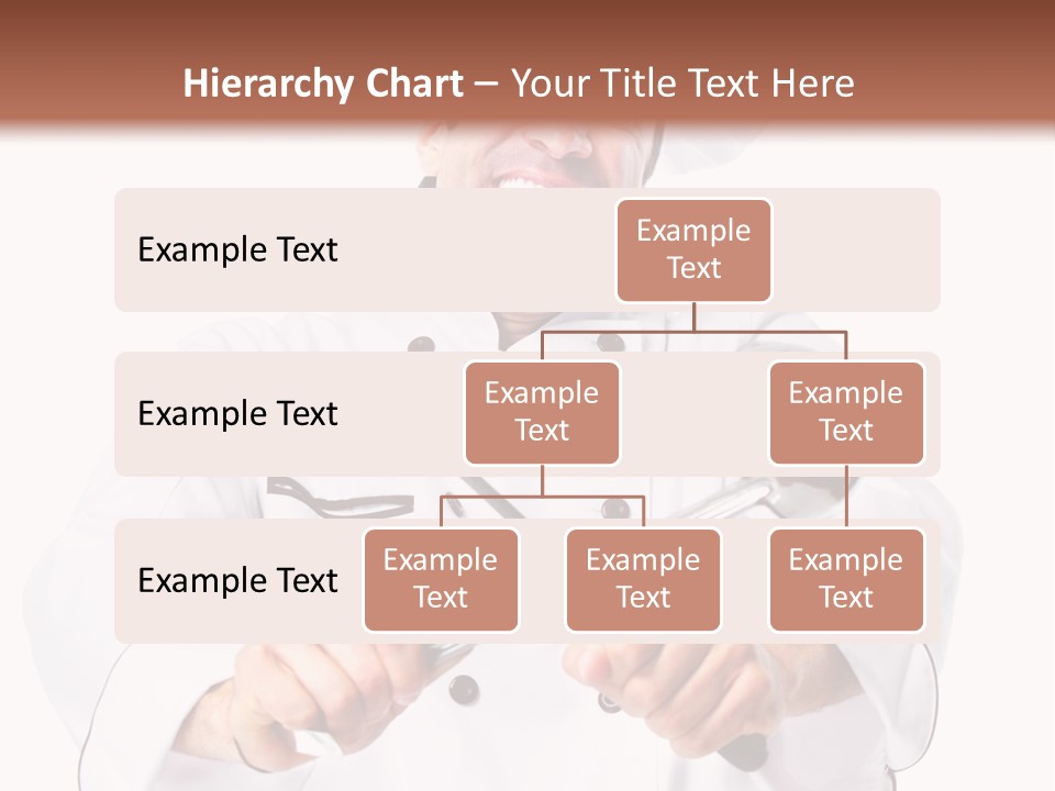 Adult White Baker PowerPoint Template