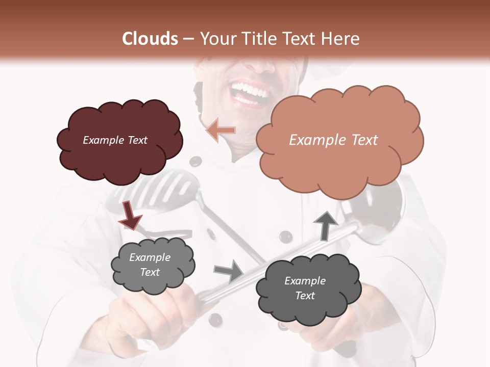 Adult White Baker PowerPoint Template