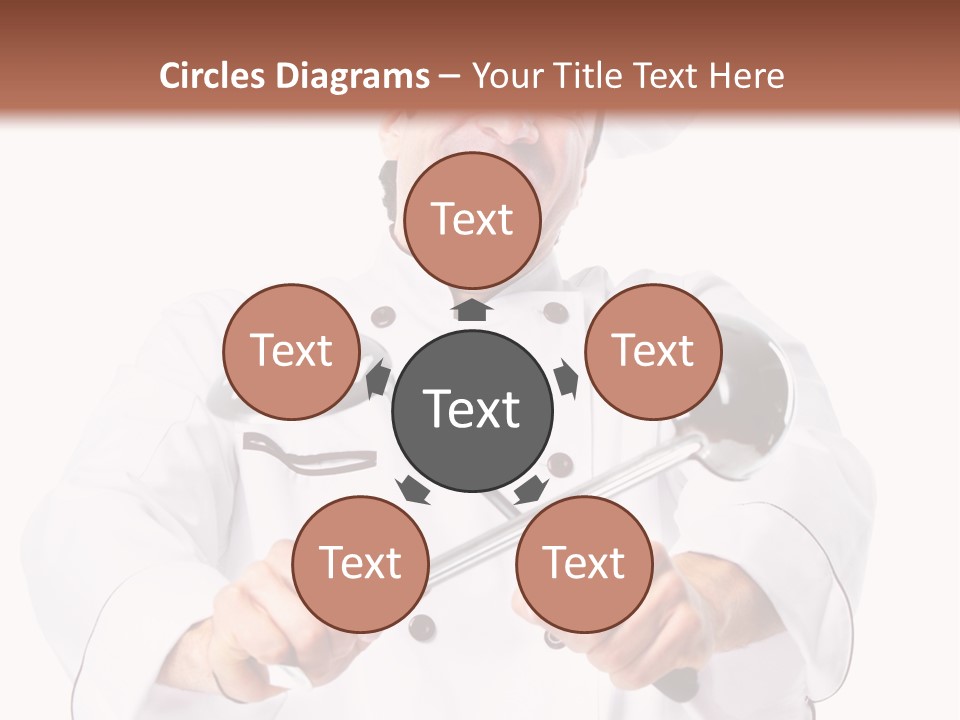 Adult White Baker PowerPoint Template