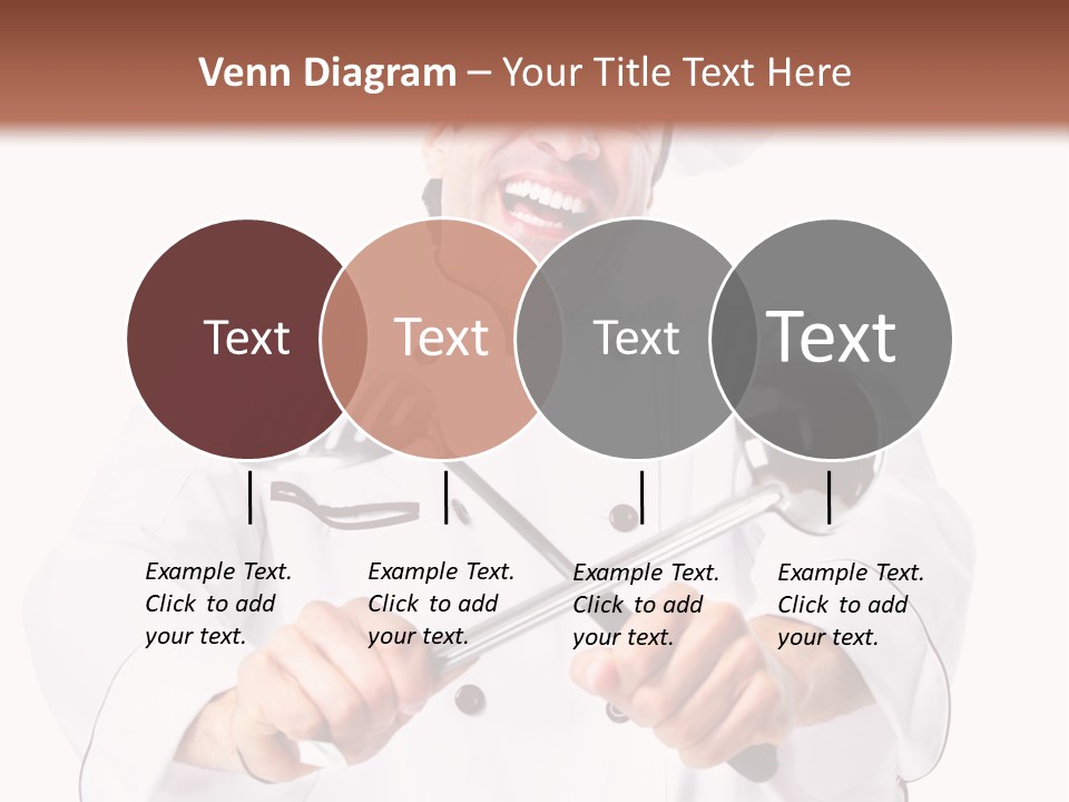 Adult White Baker PowerPoint Template