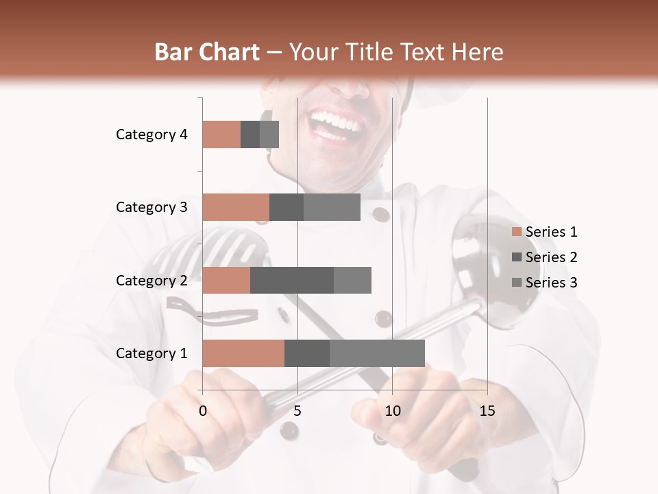 Adult White Baker PowerPoint Template