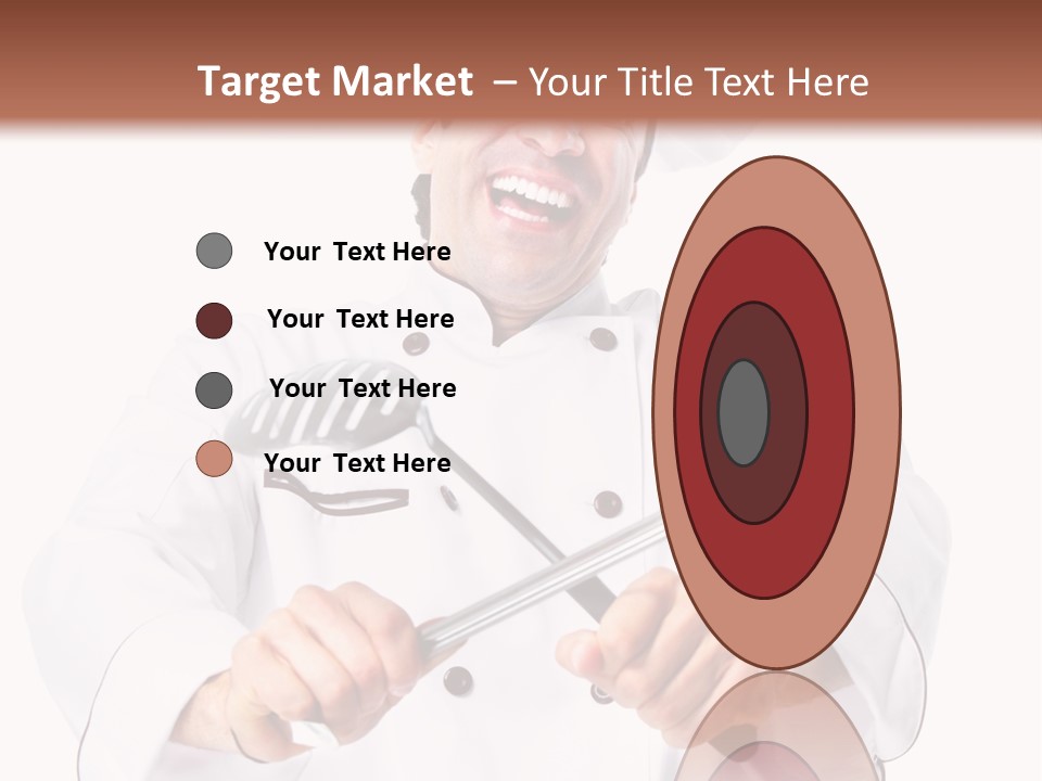 Adult White Baker PowerPoint Template