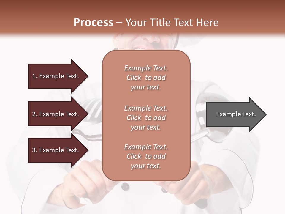 Adult White Baker PowerPoint Template