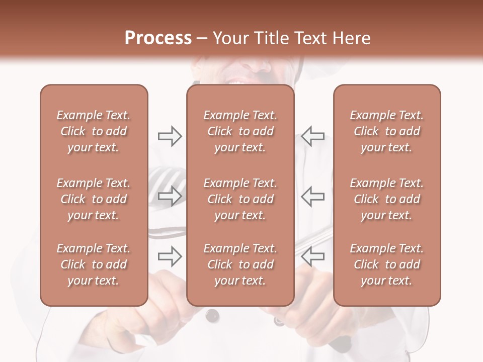 Adult White Baker PowerPoint Template