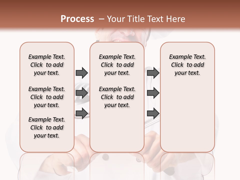 Adult White Baker PowerPoint Template