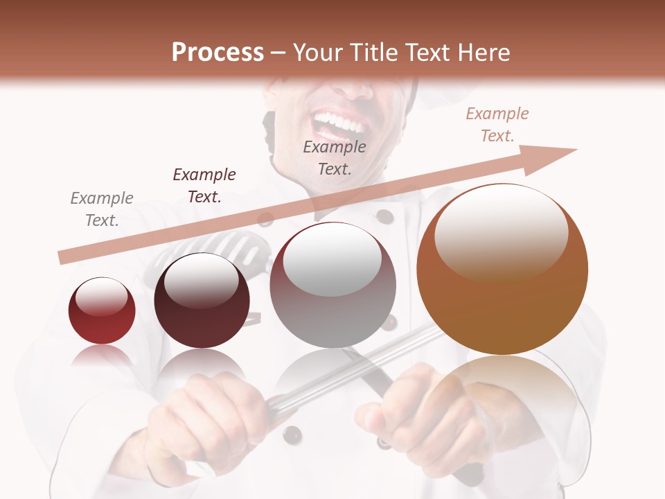 Adult White Baker PowerPoint Template