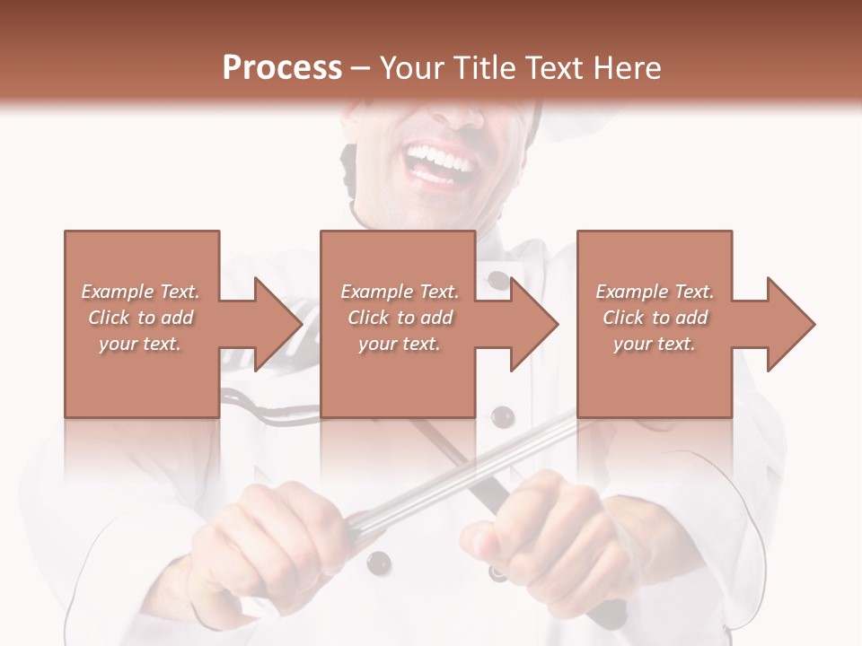 Adult White Baker PowerPoint Template