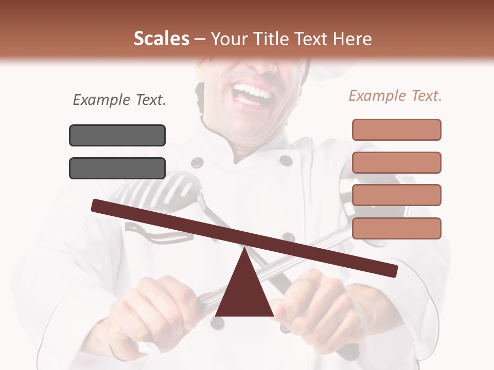 Adult White Baker PowerPoint Template