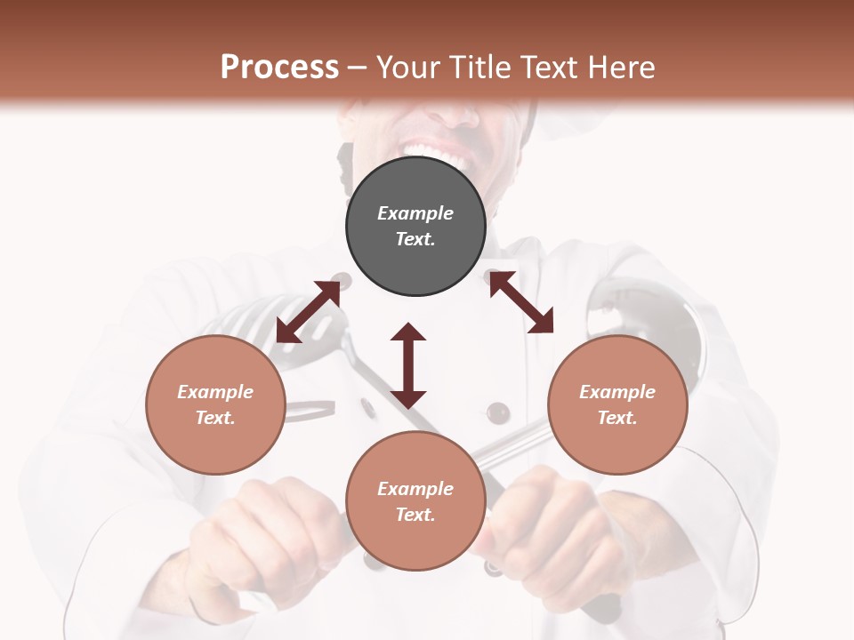 Adult White Baker PowerPoint Template