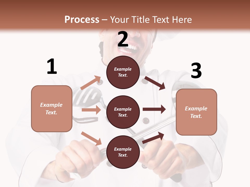 Adult White Baker PowerPoint Template