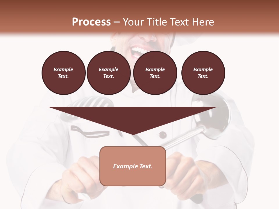 Adult White Baker PowerPoint Template