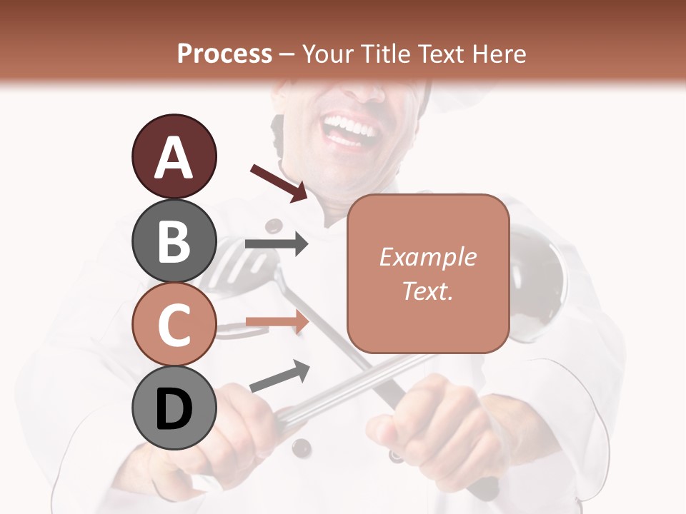 Adult White Baker PowerPoint Template