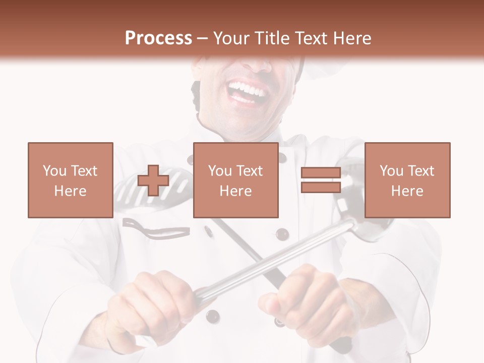 Adult White Baker PowerPoint Template