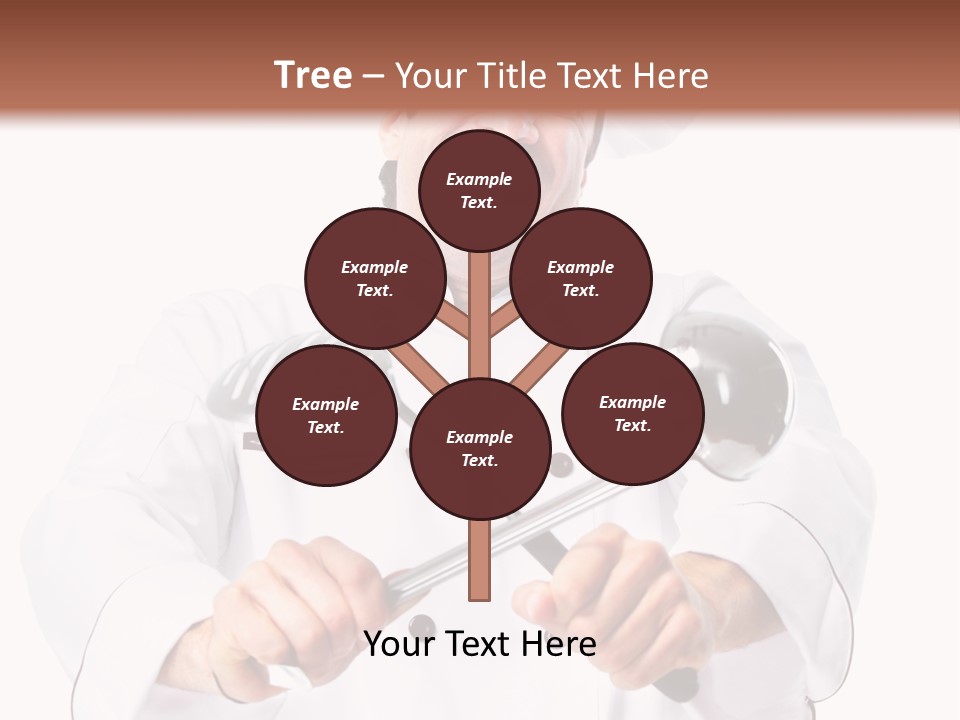 Adult White Baker PowerPoint Template