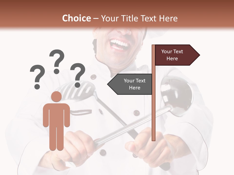 Adult White Baker PowerPoint Template