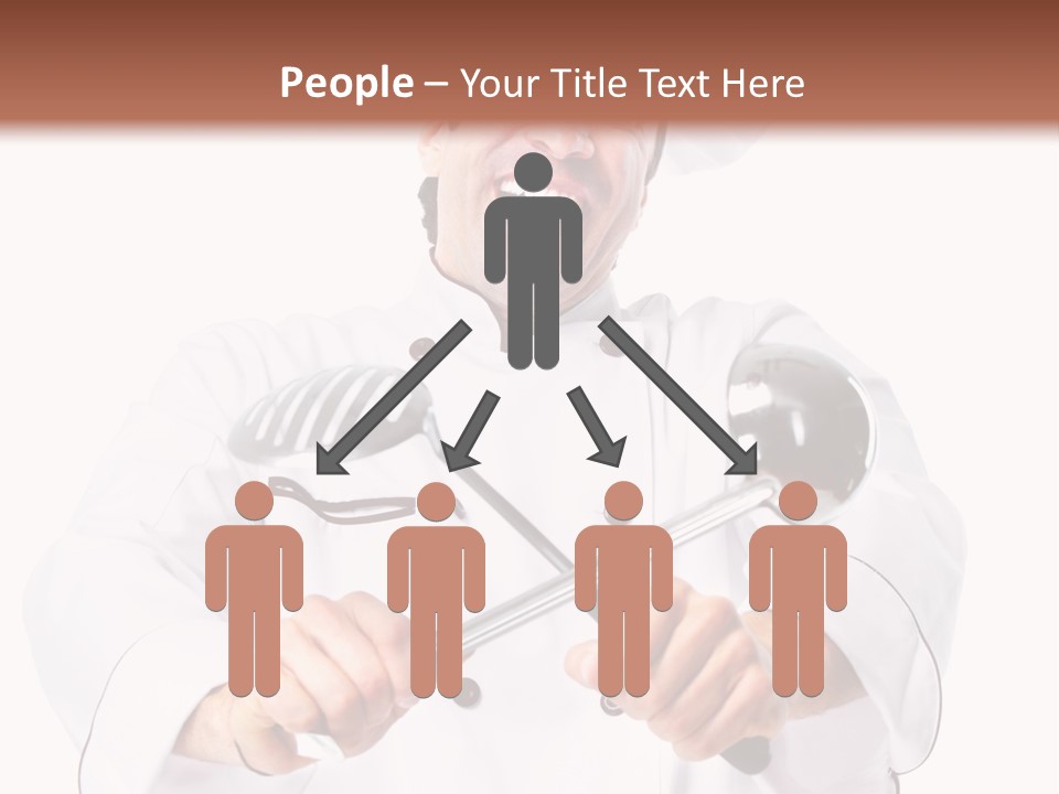 Adult White Baker PowerPoint Template