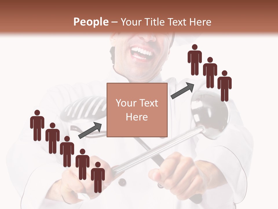 Adult White Baker PowerPoint Template