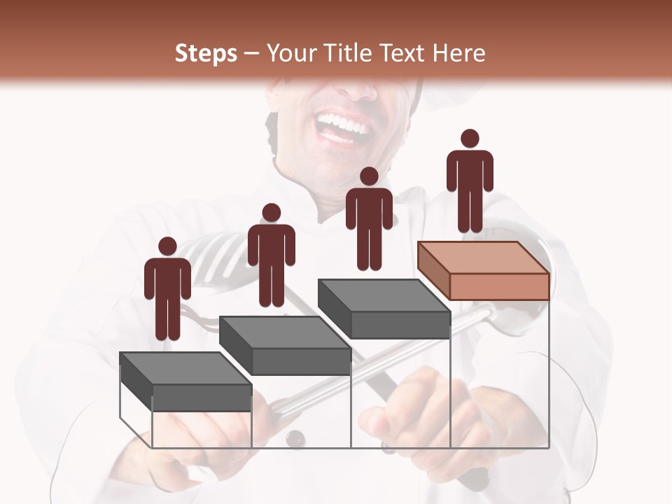 Adult White Baker PowerPoint Template