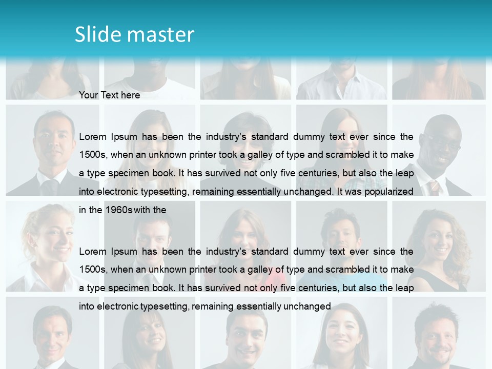 Mosaic Fat Different PowerPoint Template