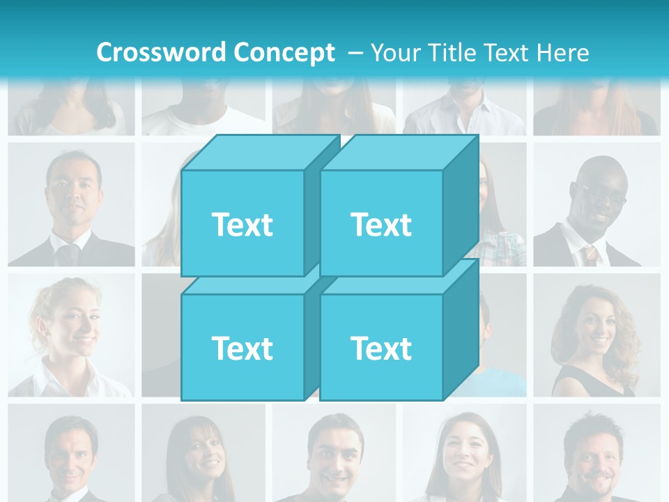 Mosaic Fat Different PowerPoint Template