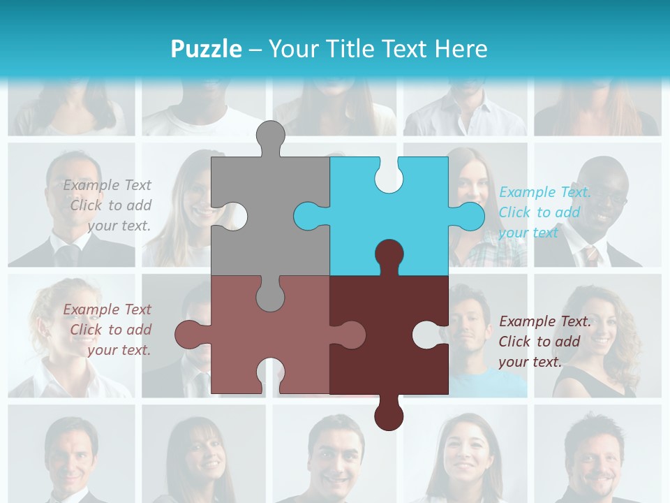 Mosaic Fat Different PowerPoint Template