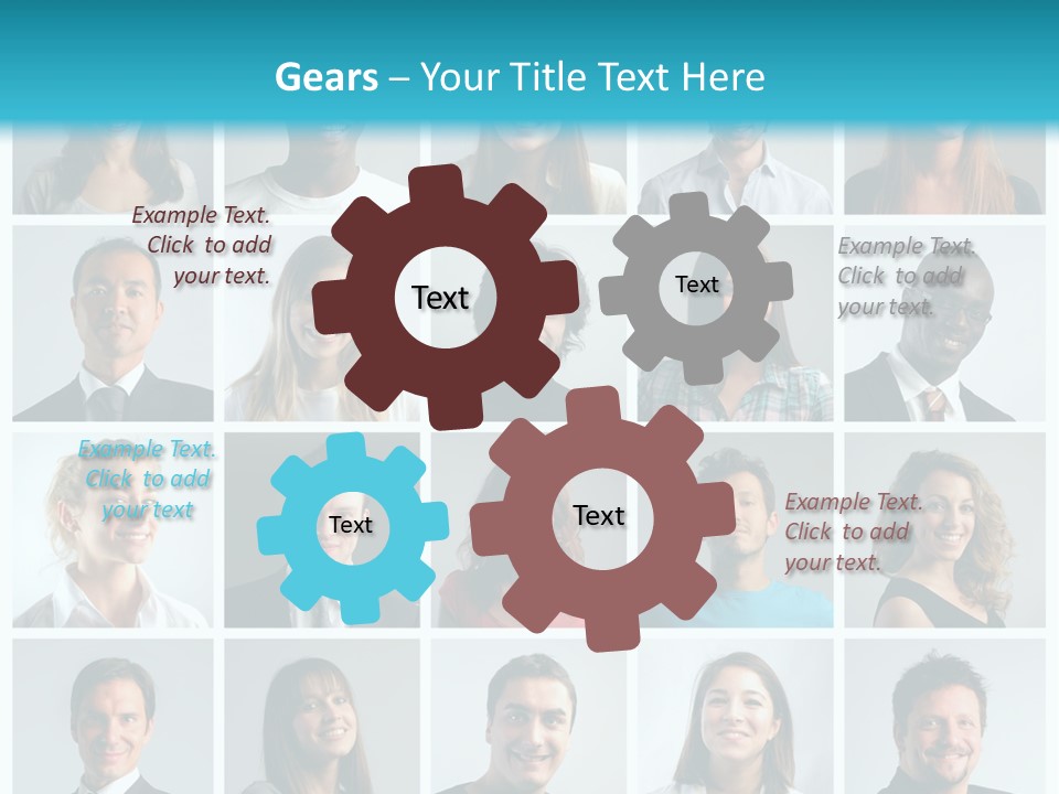 Mosaic Fat Different PowerPoint Template