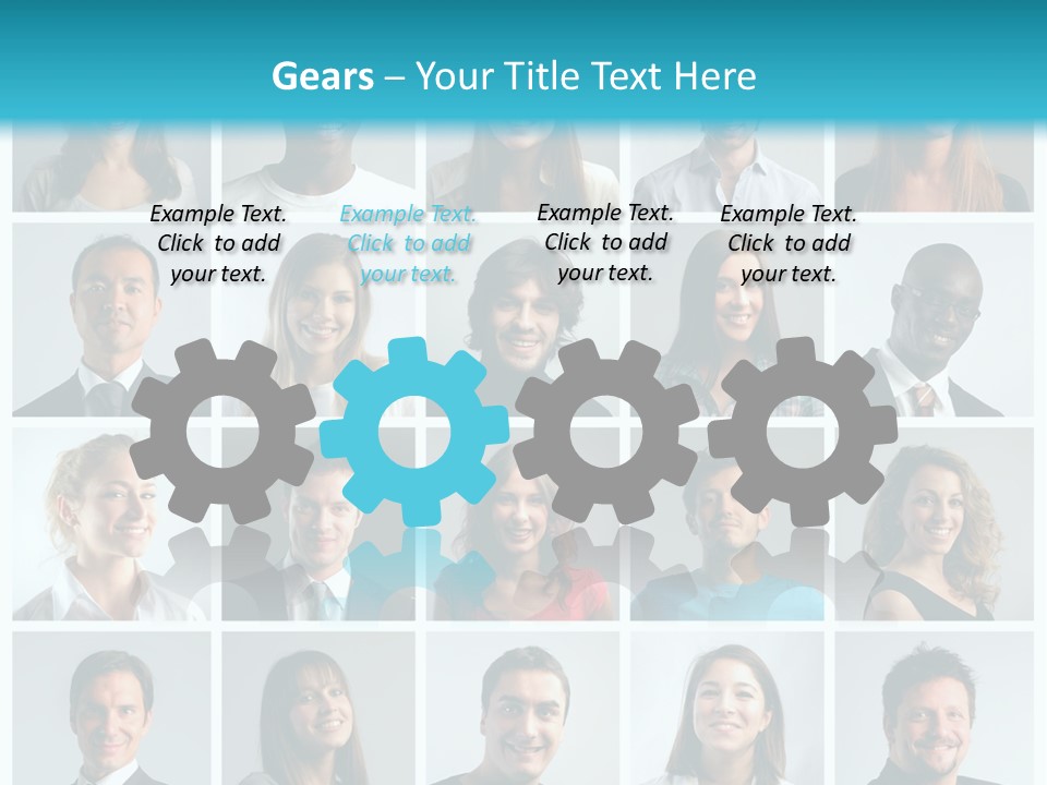 Mosaic Fat Different PowerPoint Template