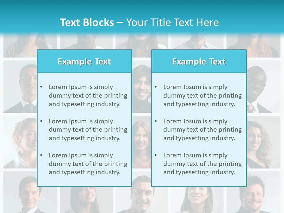 Mosaic Fat Different PowerPoint Template
