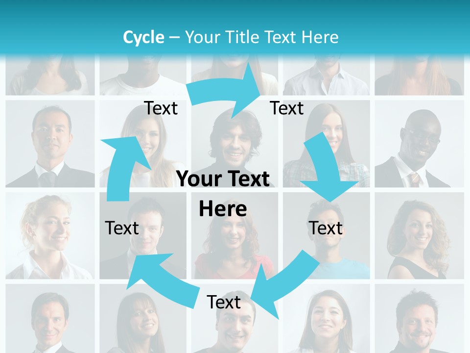 Mosaic Fat Different PowerPoint Template