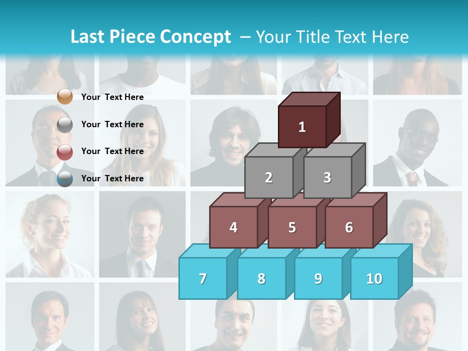 Mosaic Fat Different PowerPoint Template