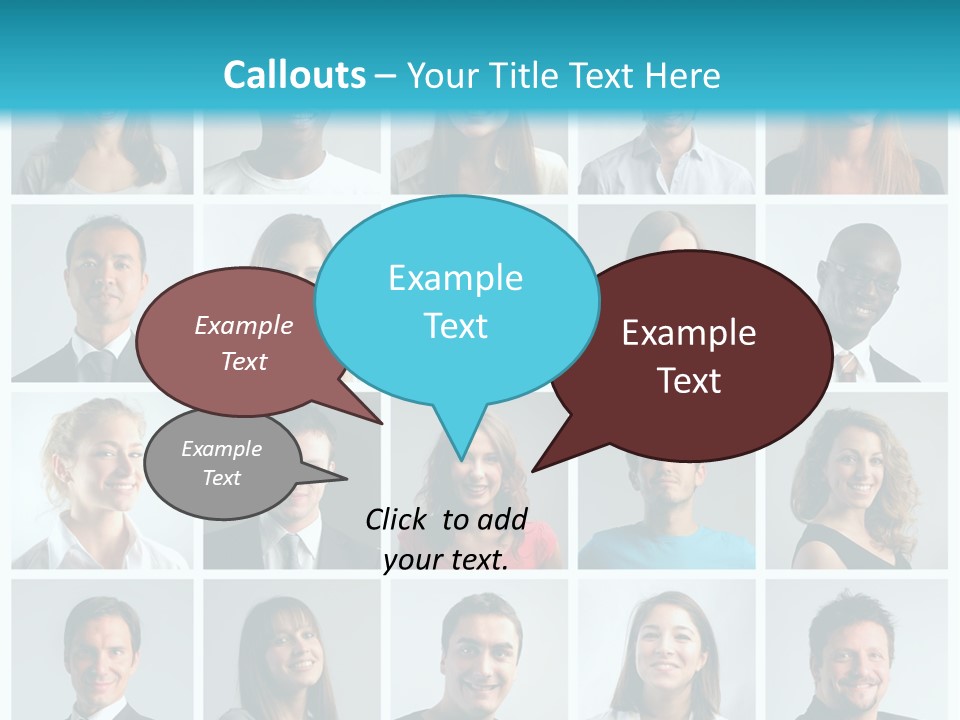 Mosaic Fat Different PowerPoint Template