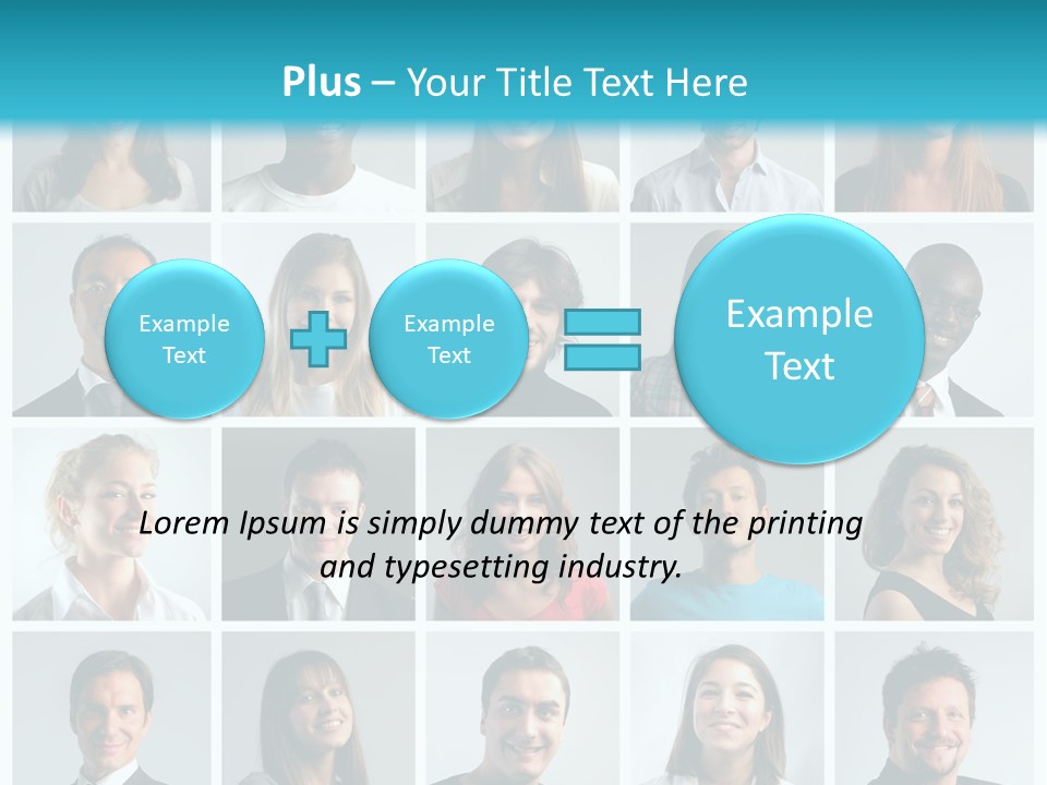 Mosaic Fat Different PowerPoint Template