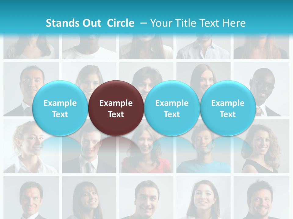 Mosaic Fat Different PowerPoint Template