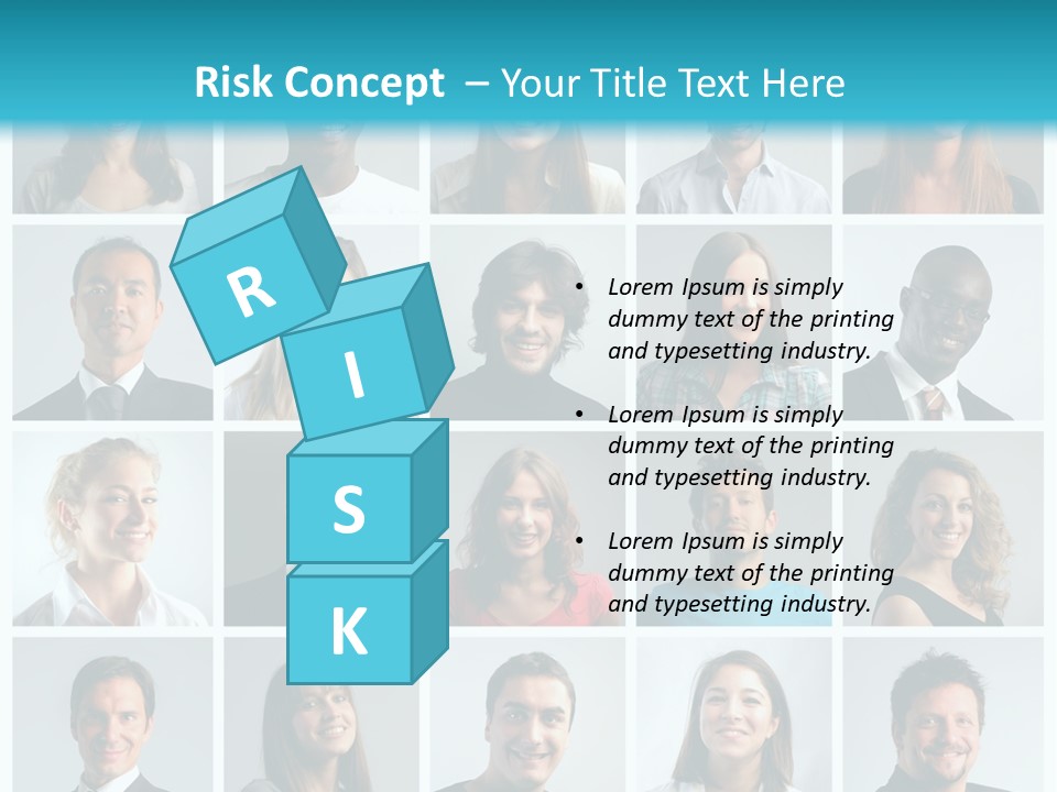 Mosaic Fat Different PowerPoint Template