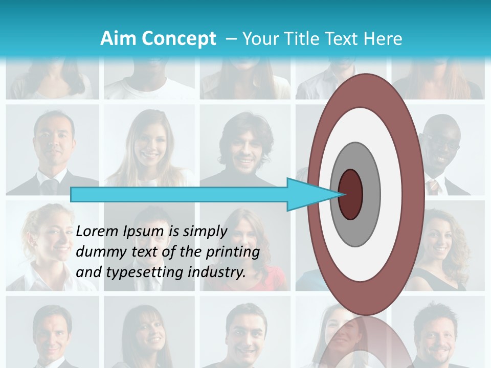 Mosaic Fat Different PowerPoint Template