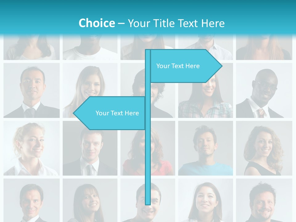 Mosaic Fat Different PowerPoint Template
