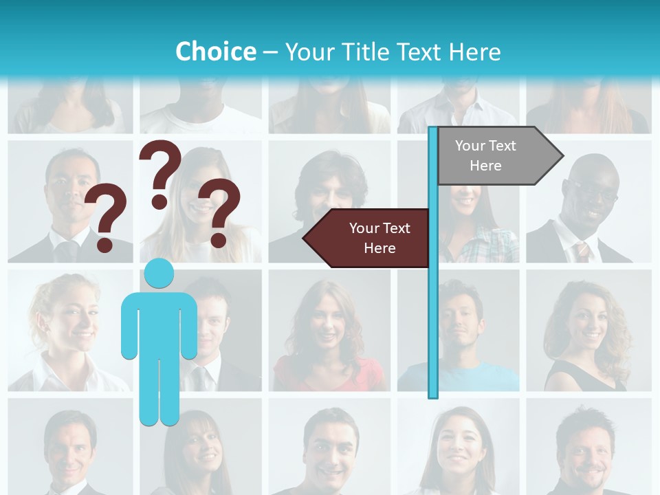 Mosaic Fat Different PowerPoint Template