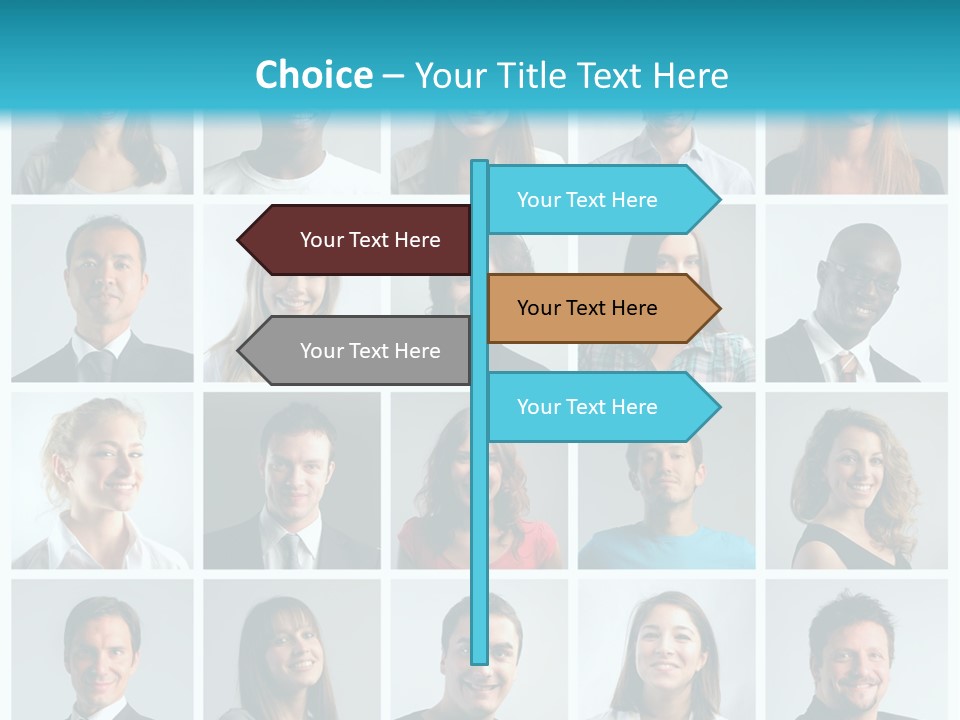 Mosaic Fat Different PowerPoint Template