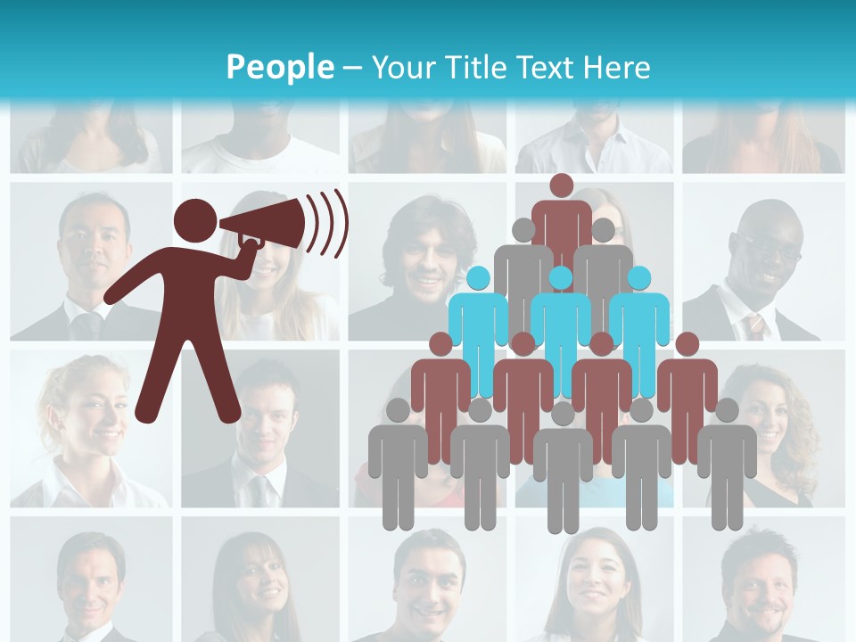 Mosaic Fat Different PowerPoint Template