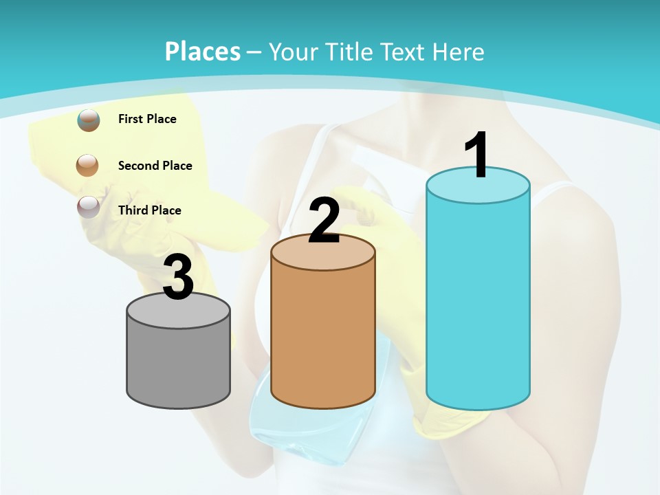 Alone Domestic Female PowerPoint Template