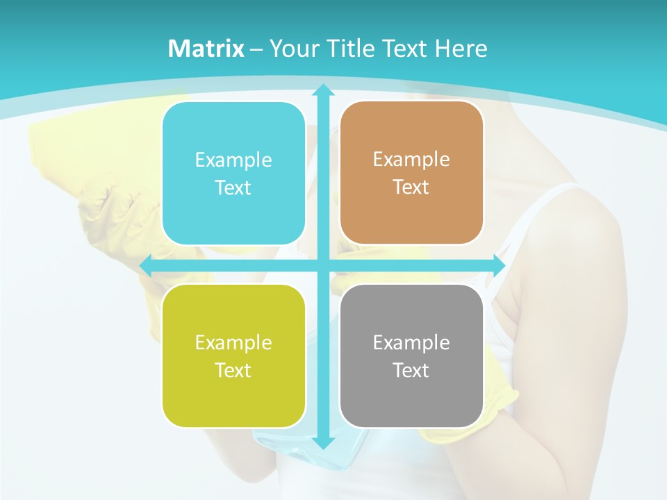 Alone Domestic Female PowerPoint Template