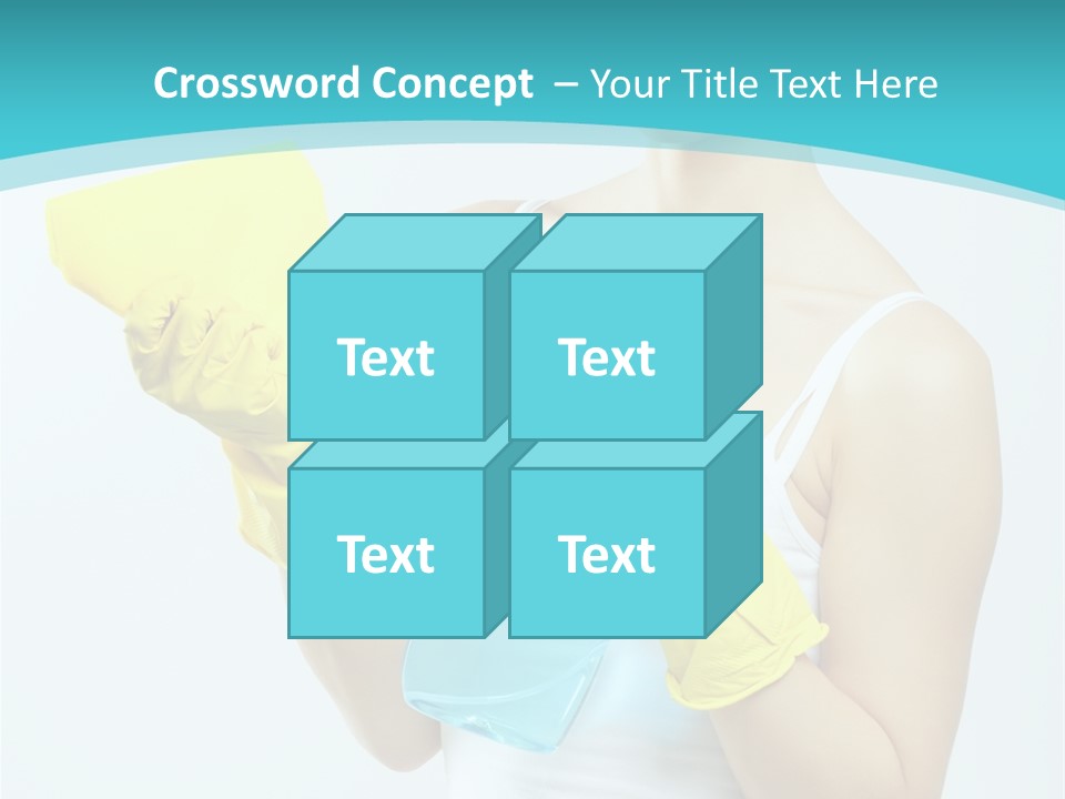 Alone Domestic Female PowerPoint Template