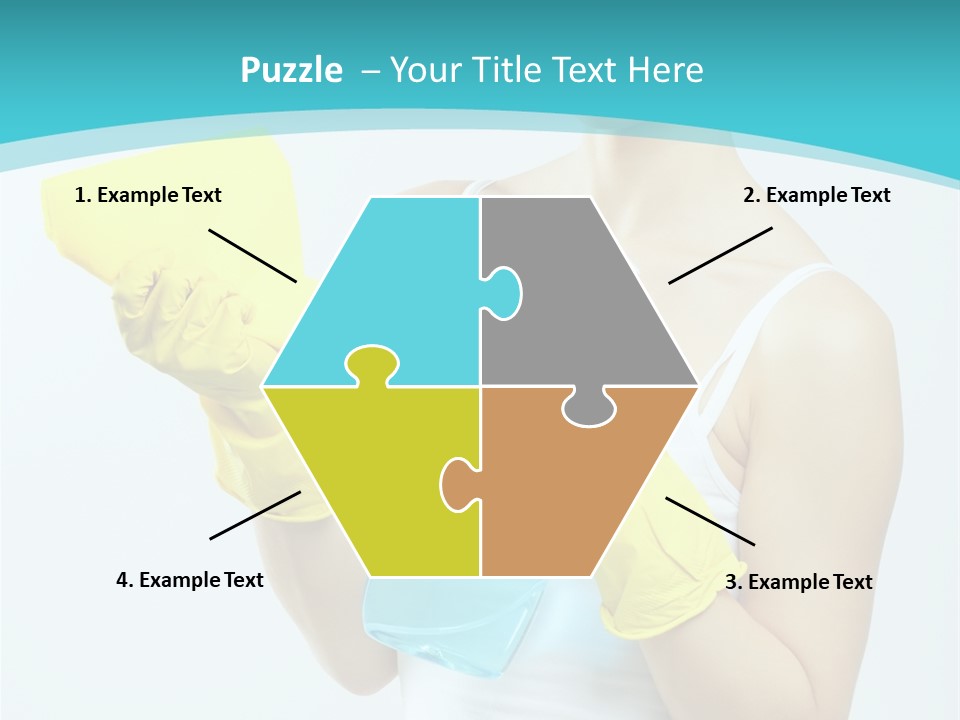 Alone Domestic Female PowerPoint Template