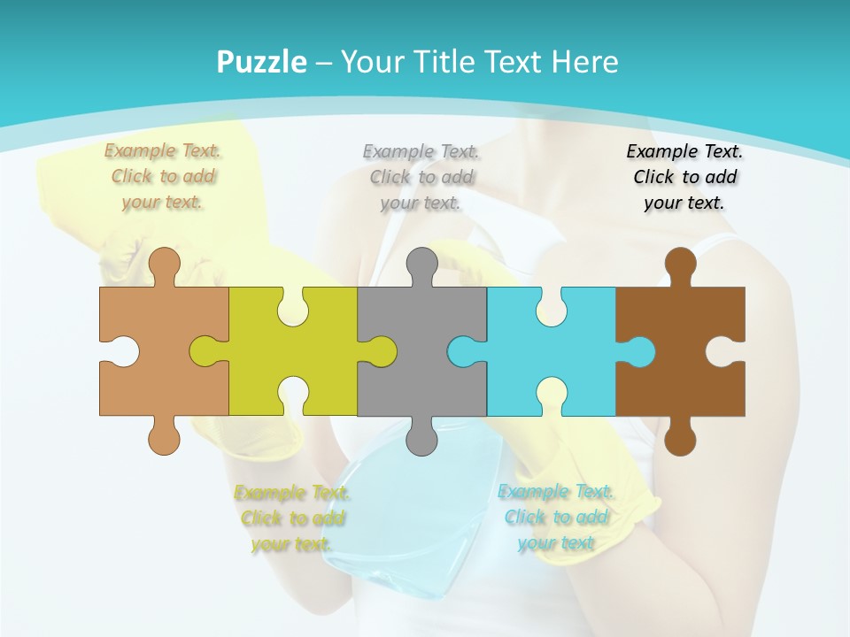 Alone Domestic Female PowerPoint Template