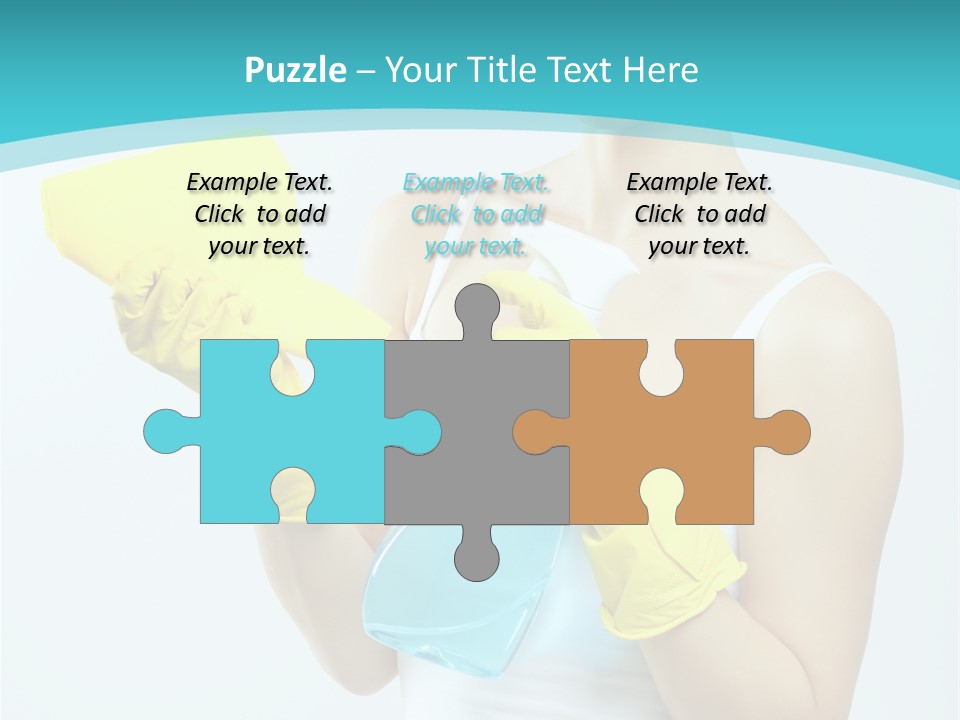 Alone Domestic Female PowerPoint Template