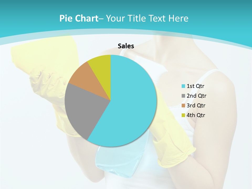 Alone Domestic Female PowerPoint Template