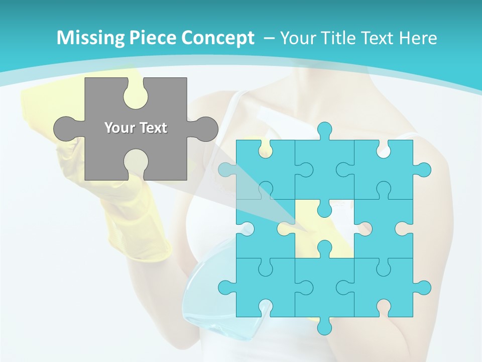 Alone Domestic Female PowerPoint Template