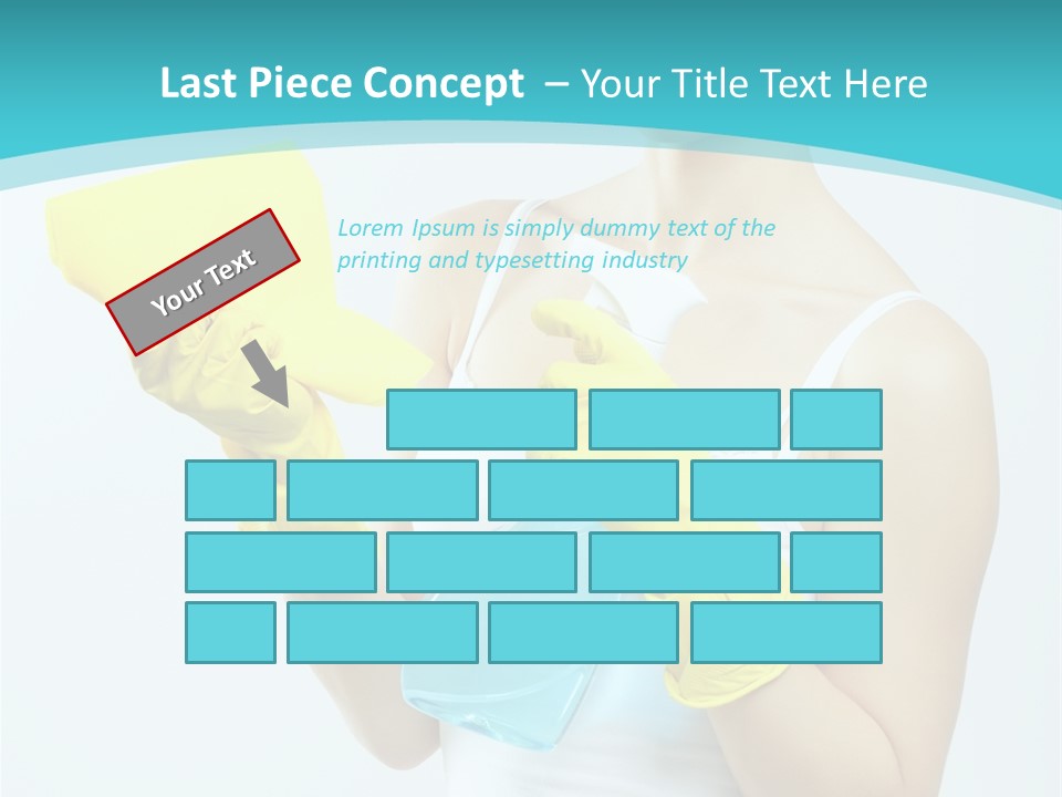 Alone Domestic Female PowerPoint Template